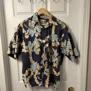 Men’s Rokok Hawaiian Beack Hawaiian Shirt Large